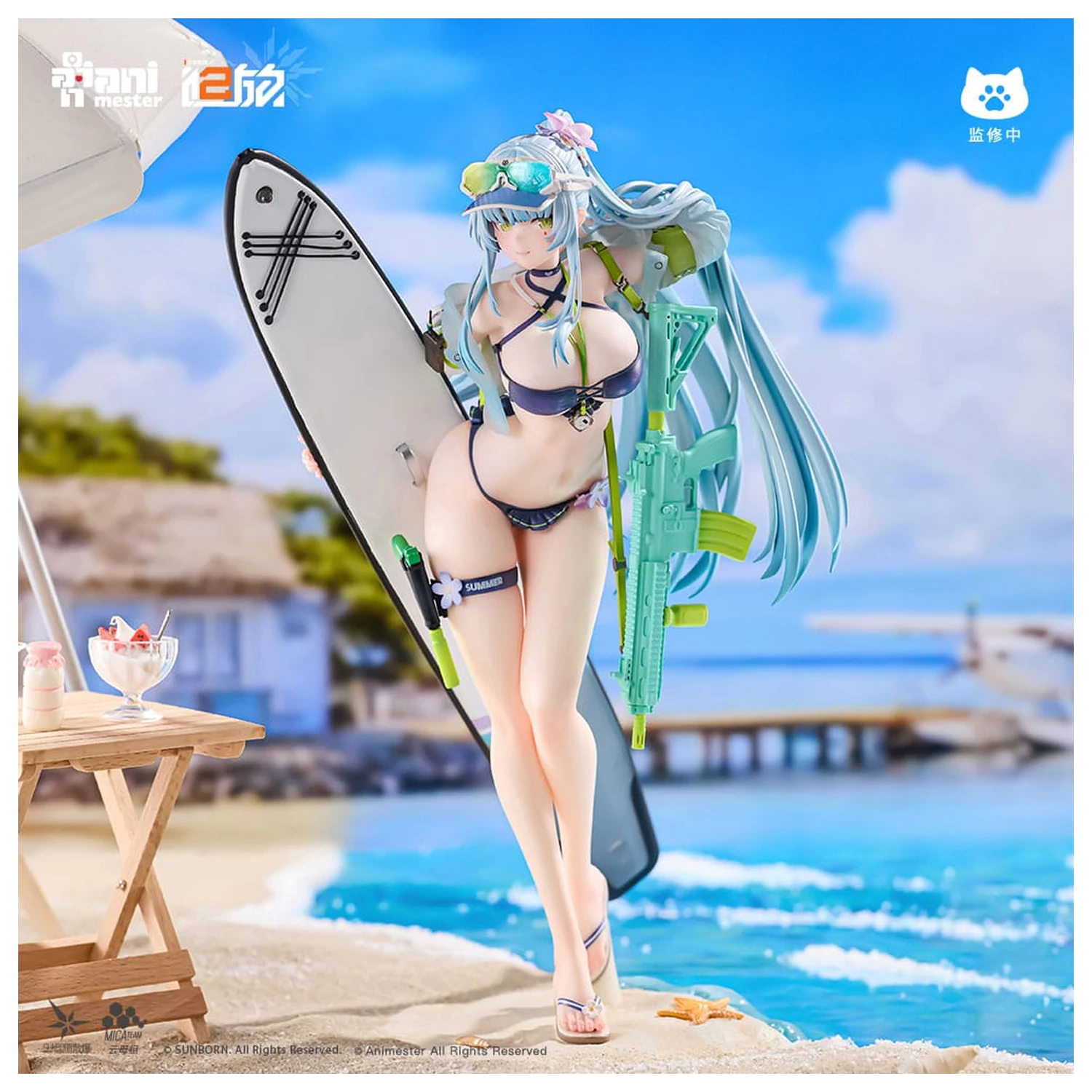 Girls' Frontline 2: Exilium socha 1/7 HK416 Cerulean Breaker 24 cm fotografii produktu