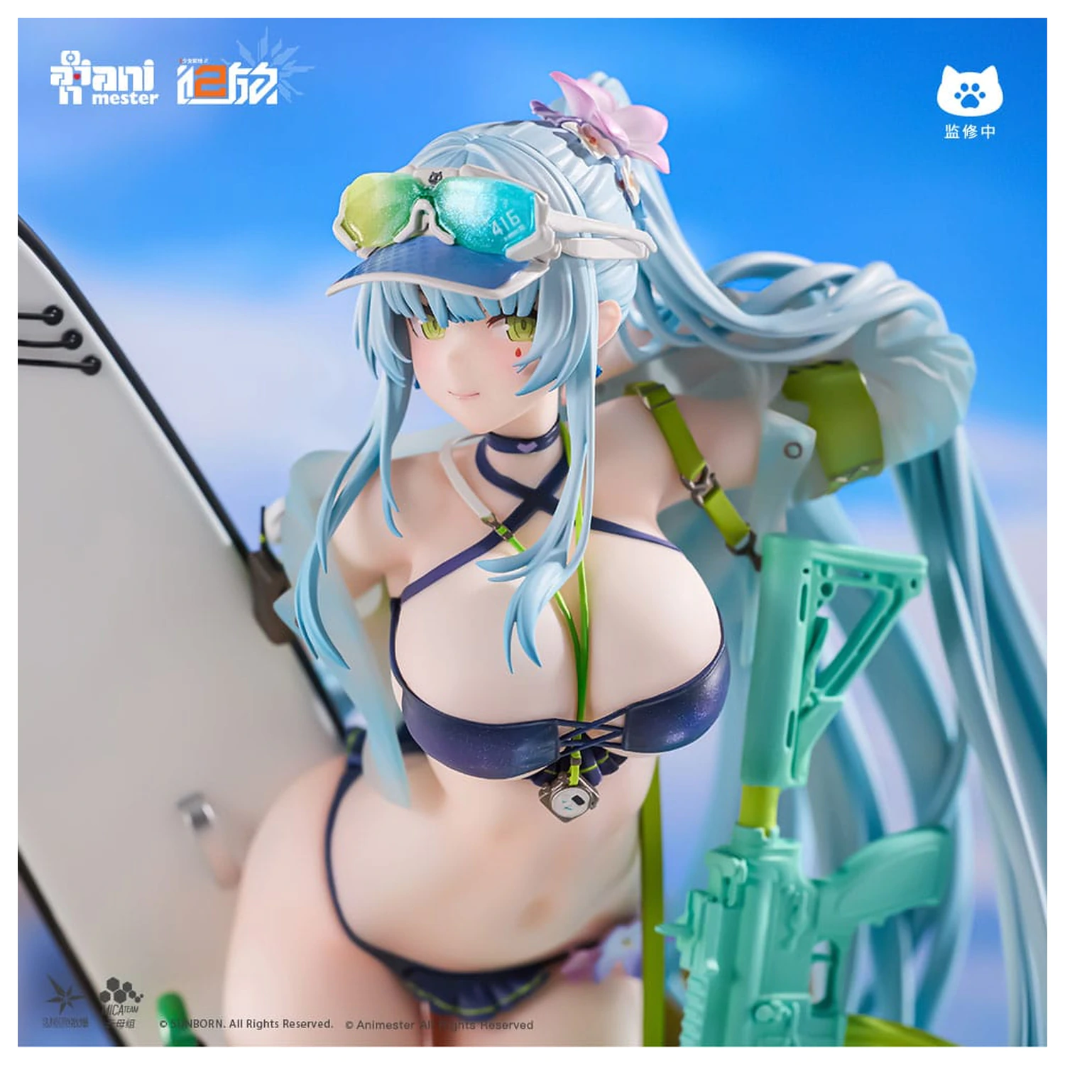 Girls' Frontline 2: Exilium socha 1/7 HK416 Cerulean Breaker 24 cm fotografii produktu