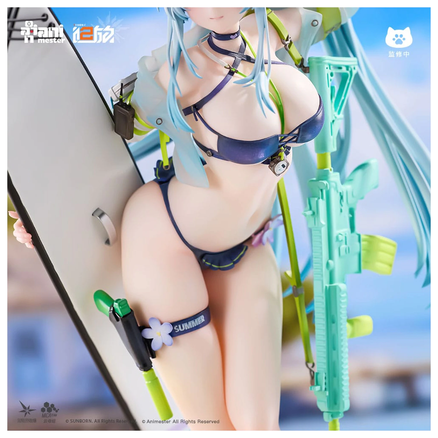 Girls' Frontline 2: Exilium socha 1/7 HK416 Cerulean Breaker 24 cm fotografii produktu