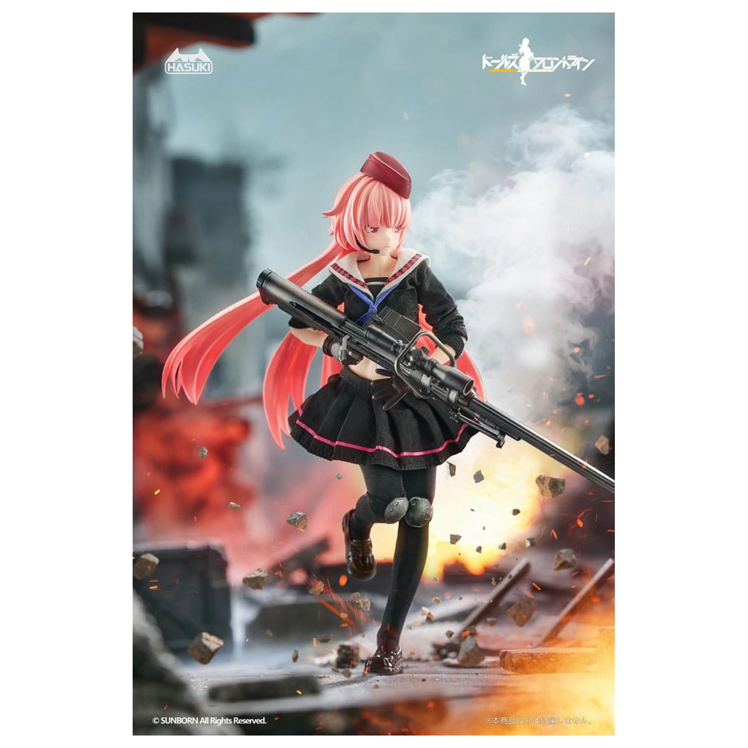 Girls´ Frontline Pocket Art Action Akční figurka 1/12 PA011 NTW-20 16 cm fotografii produktu