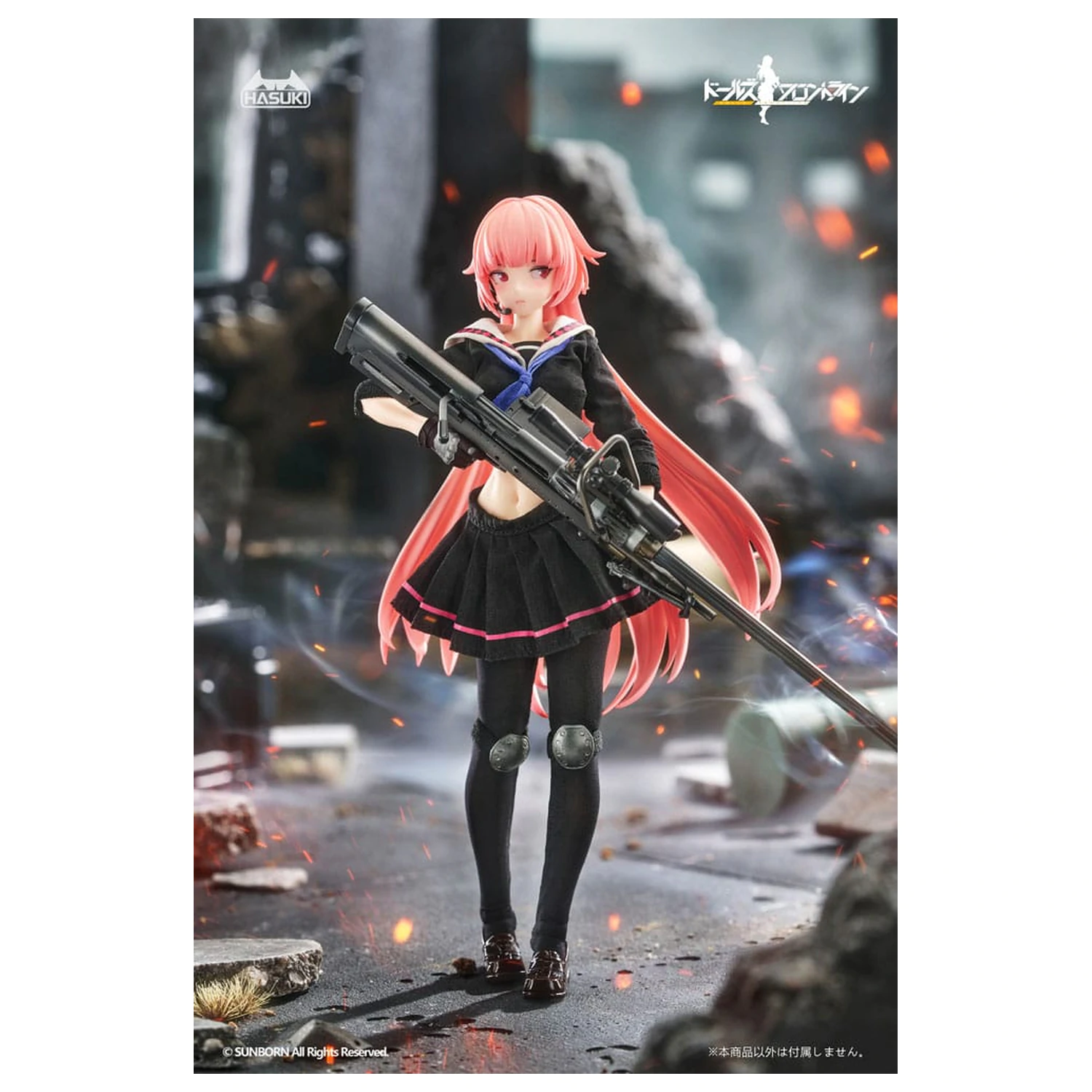 Girls´ Frontline Pocket Art Action Akční figurka 1/12 PA011 NTW-20 16 cm fotografii produktu