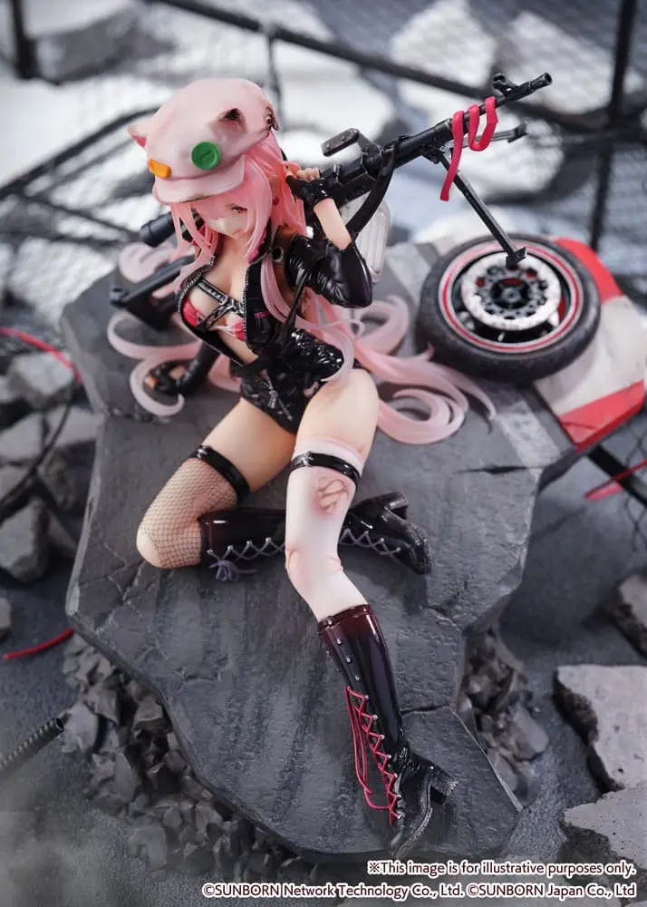 Girls' Frontline SHIBUYA SCRAMBLE FIGURE PVC Socha 1/7 UKM-2000 Gale Lightning -Wounded Ver.- 20 cm fotografii produktu