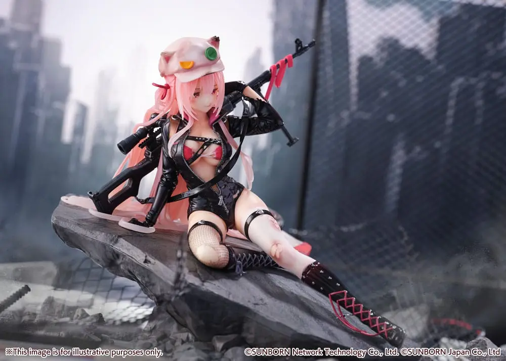 Girls' Frontline SHIBUYA SCRAMBLE FIGURE PVC Socha 1/7 UKM-2000 Gale Lightning -Wounded Ver.- 20 cm fotografii produktu