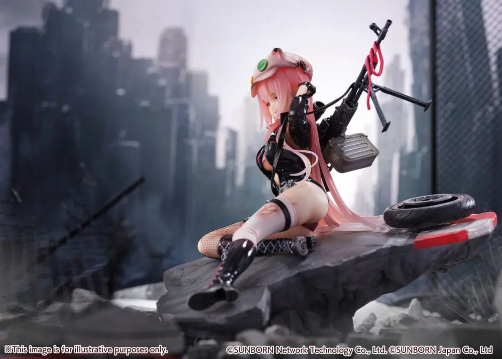 Girls' Frontline SHIBUYA SCRAMBLE FIGURE PVC Socha 1/7 UKM-2000 Gale Lightning -Wounded Ver.- 20 cm fotografii produktu