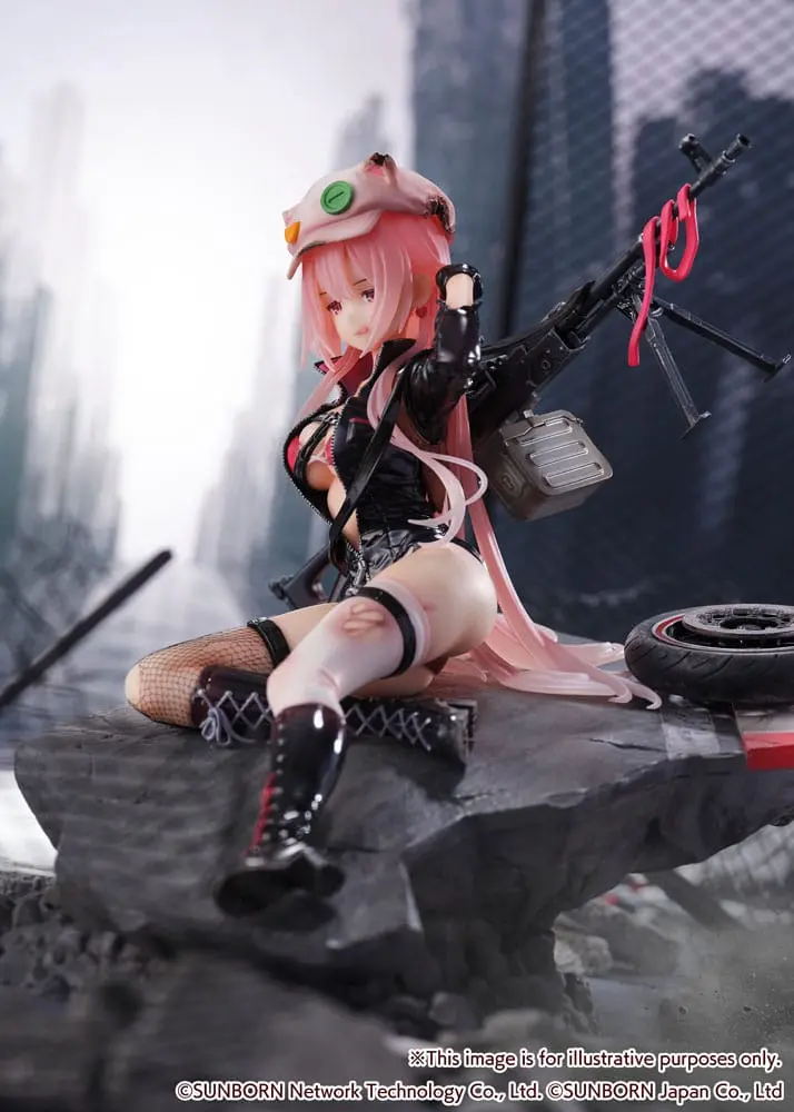 Girls' Frontline SHIBUYA SCRAMBLE FIGURE PVC Socha 1/7 UKM-2000 Gale Lightning -Wounded Ver.- 20 cm fotografii produktu