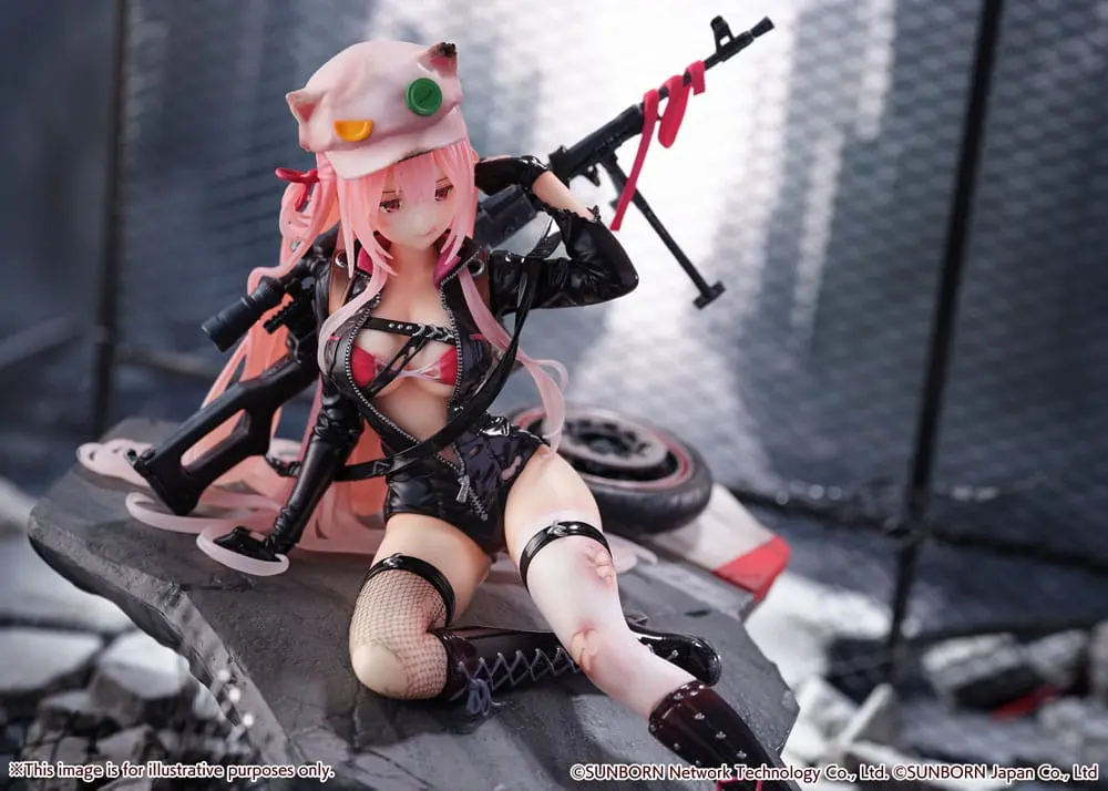 Girls' Frontline SHIBUYA SCRAMBLE FIGURE PVC Socha 1/7 UKM-2000 Gale Lightning -Wounded Ver.- 20 cm fotografii produktu