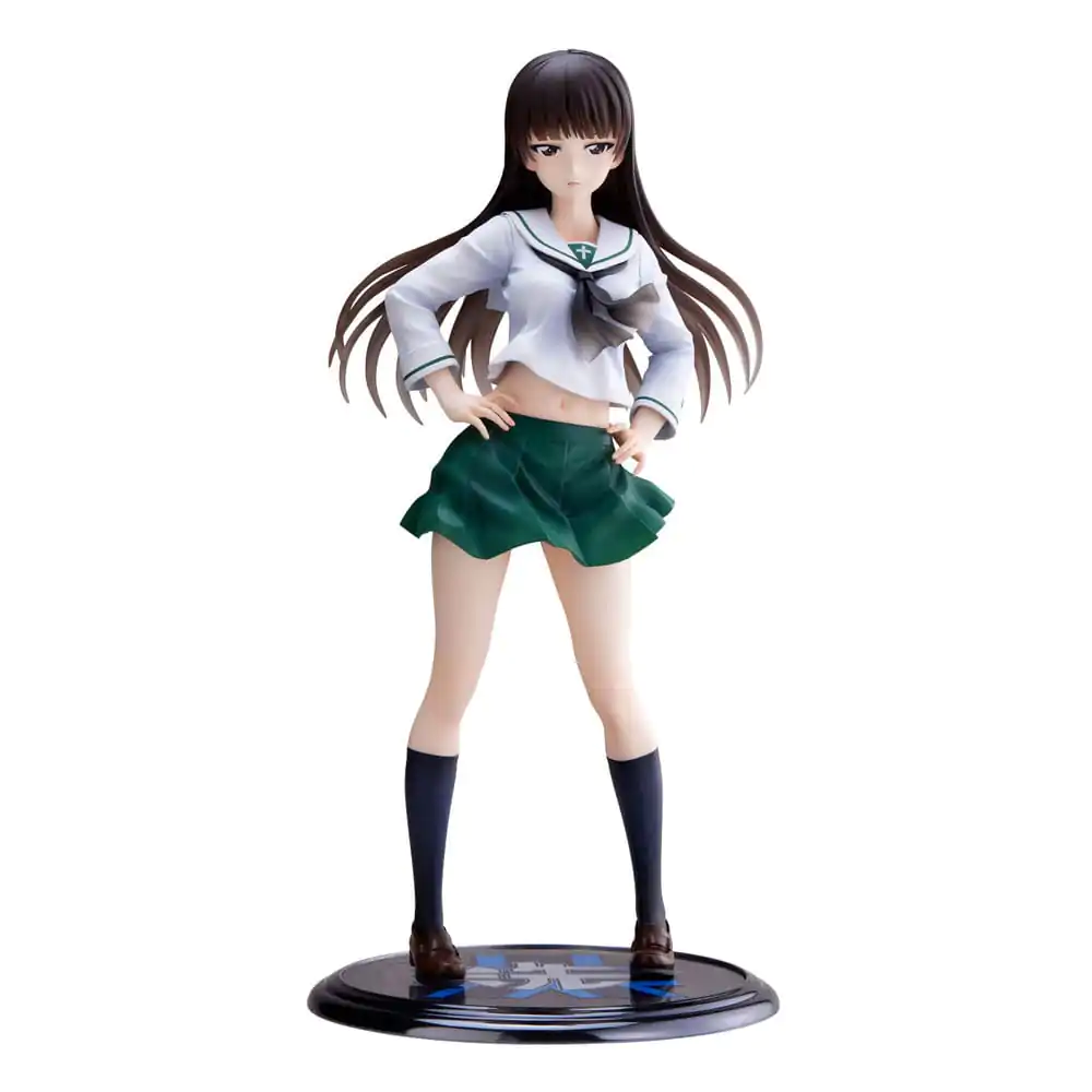 Girls und Panzer Senshadou Daisakusen! PVC socha 1/7 Shiho Nishizumi Oarai Girls High 25 cm fotografii produktu