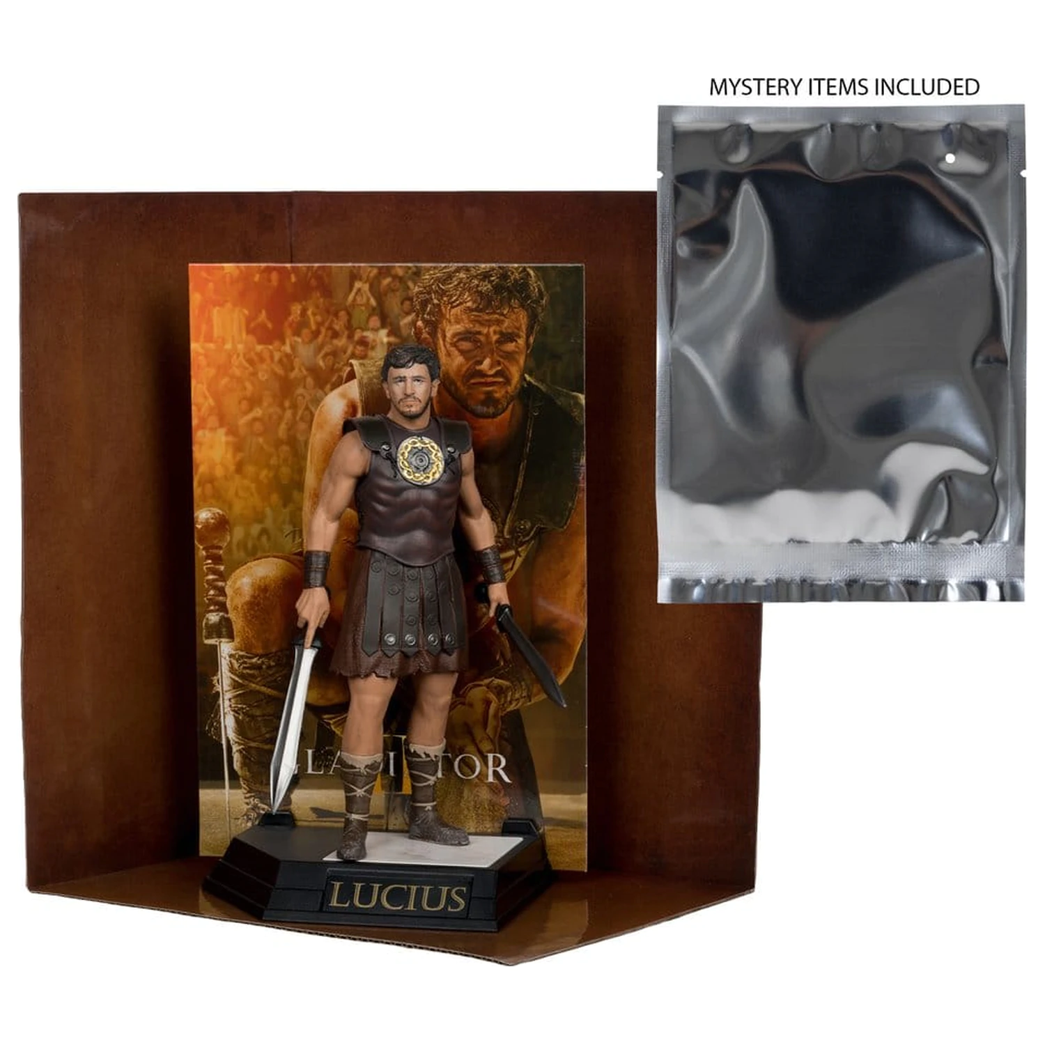 Socha Gladiator II Movie Maniacs Lucius 16 cm fotografii produktu