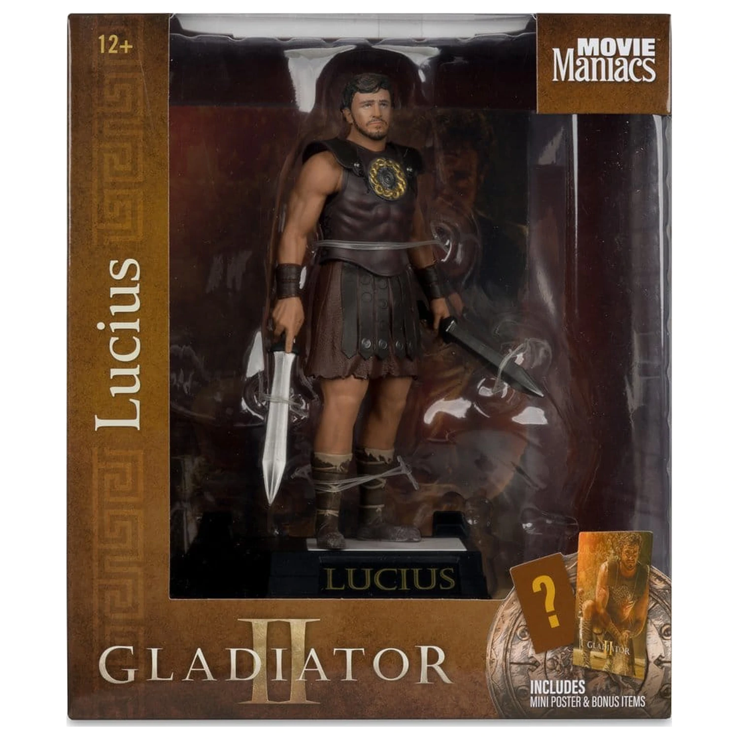 Socha Gladiator II Movie Maniacs Lucius 16 cm fotografii produktu