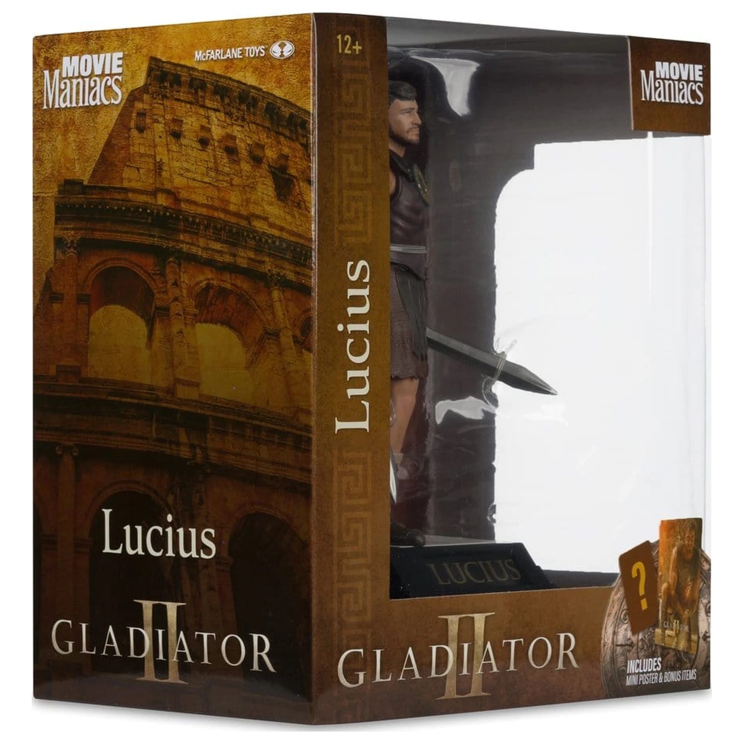 Socha Gladiator II Movie Maniacs Lucius 16 cm fotografii produktu