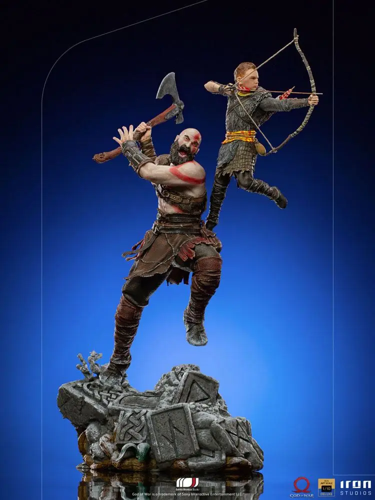 God of War BDS Art Scale Socha 1/10 Kratos & Atreus 34 cm fotografii produktu