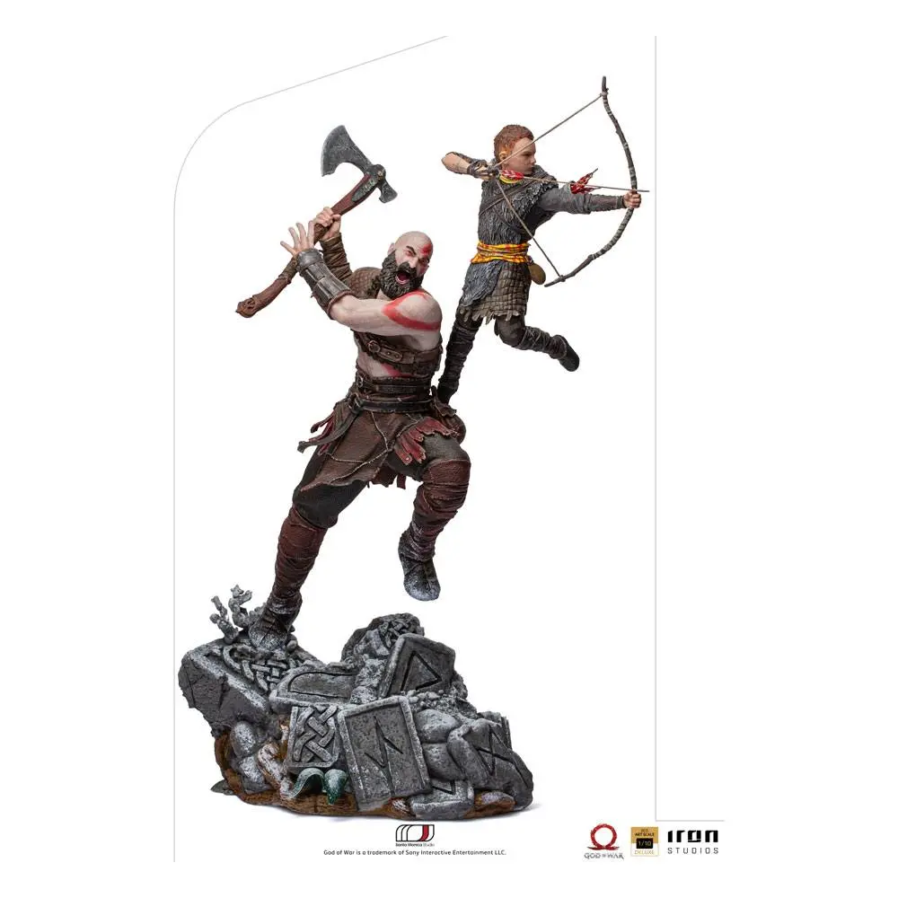 God of War BDS Art Scale Socha 1/10 Kratos & Atreus 34 cm fotografii produktu