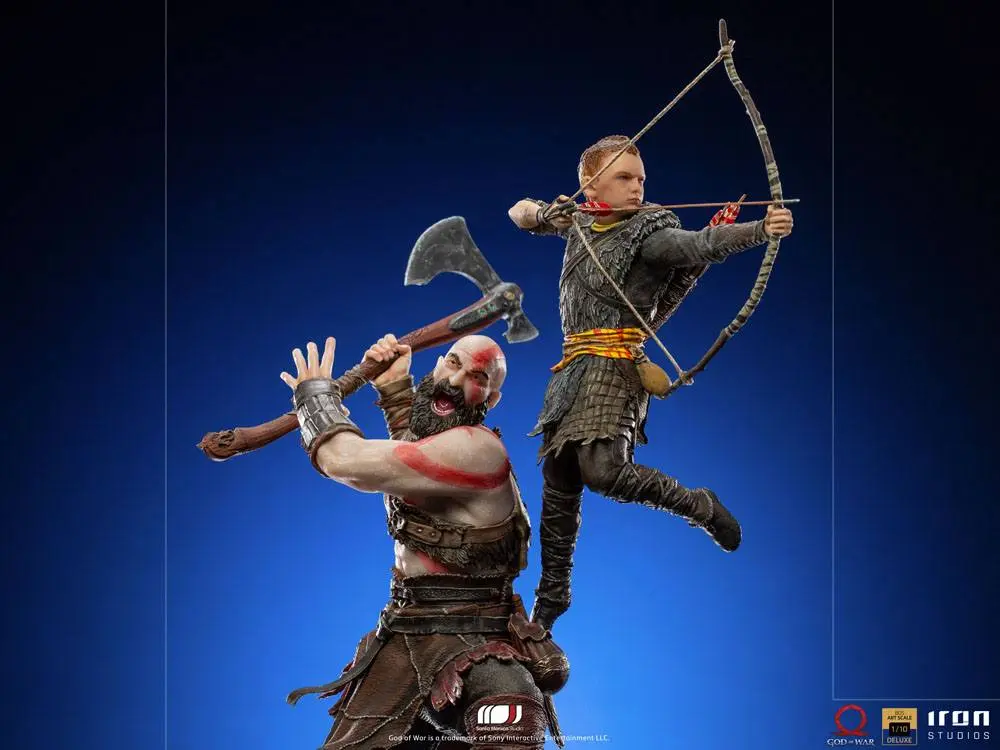 God of War BDS Art Scale Socha 1/10 Kratos & Atreus 34 cm fotografii produktu