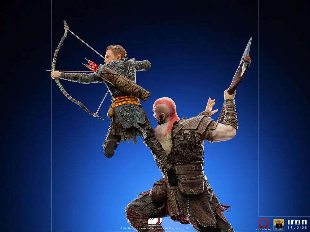 God of War BDS Art Scale Socha 1/10 Kratos & Atreus 34 cm fotografii produktu