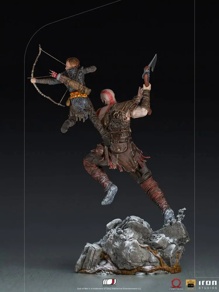 God of War BDS Art Scale Socha 1/10 Kratos & Atreus 34 cm fotografii produktu