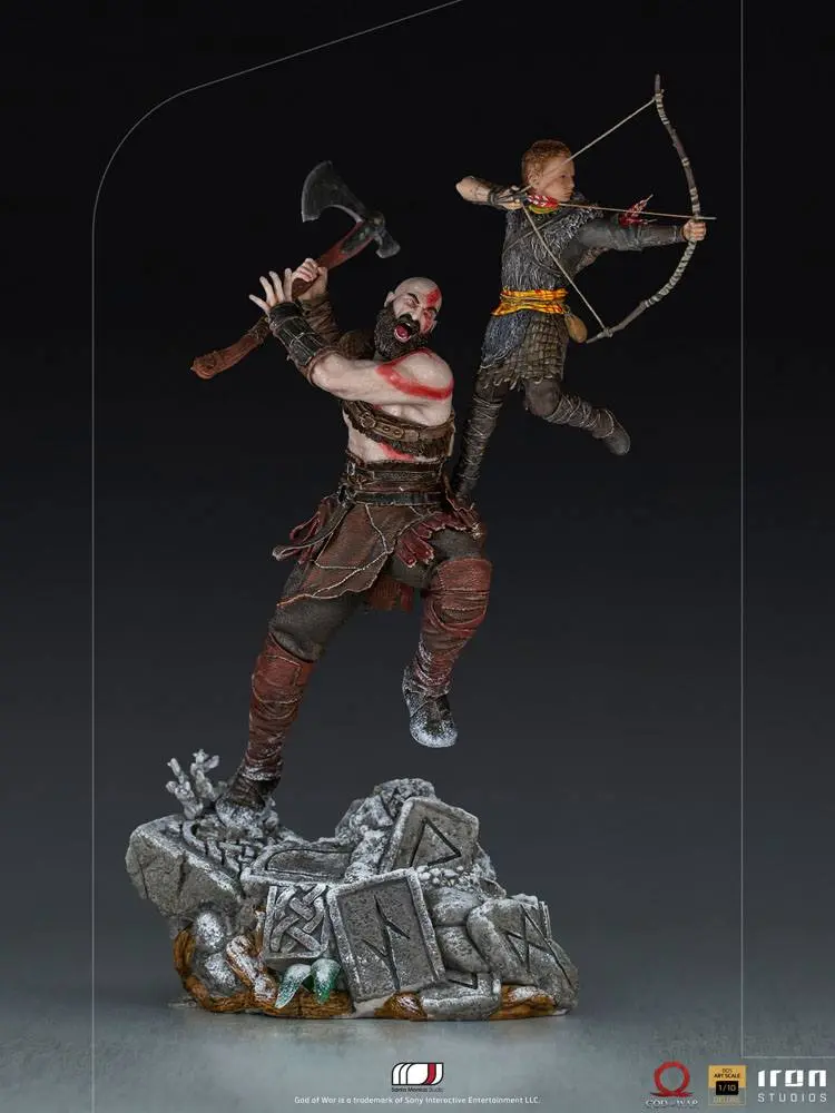 God of War BDS Art Scale Socha 1/10 Kratos & Atreus 34 cm fotografii produktu