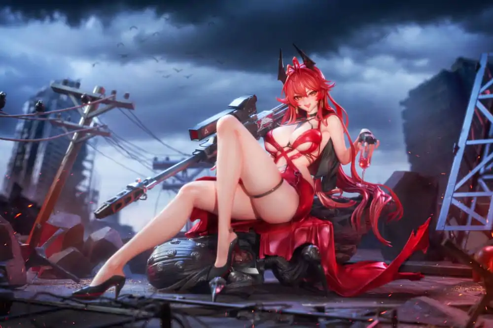 Goddess of Victory: Nikke PVC Socha 1/4 Red Hood Nonsense Red 28 cm fotografii produktu