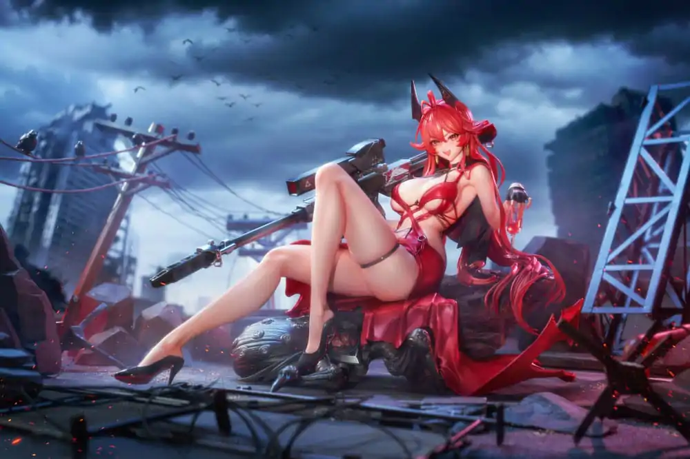 Goddess of Victory: Nikke PVC Socha 1/4 Red Hood Nonsense Red 28 cm fotografii produktu