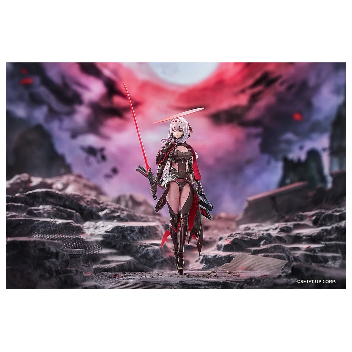 Goddess of Victory: Nikke Hyper Body Action Figure Guren: Black Shadow 15 cm fotografii produktu