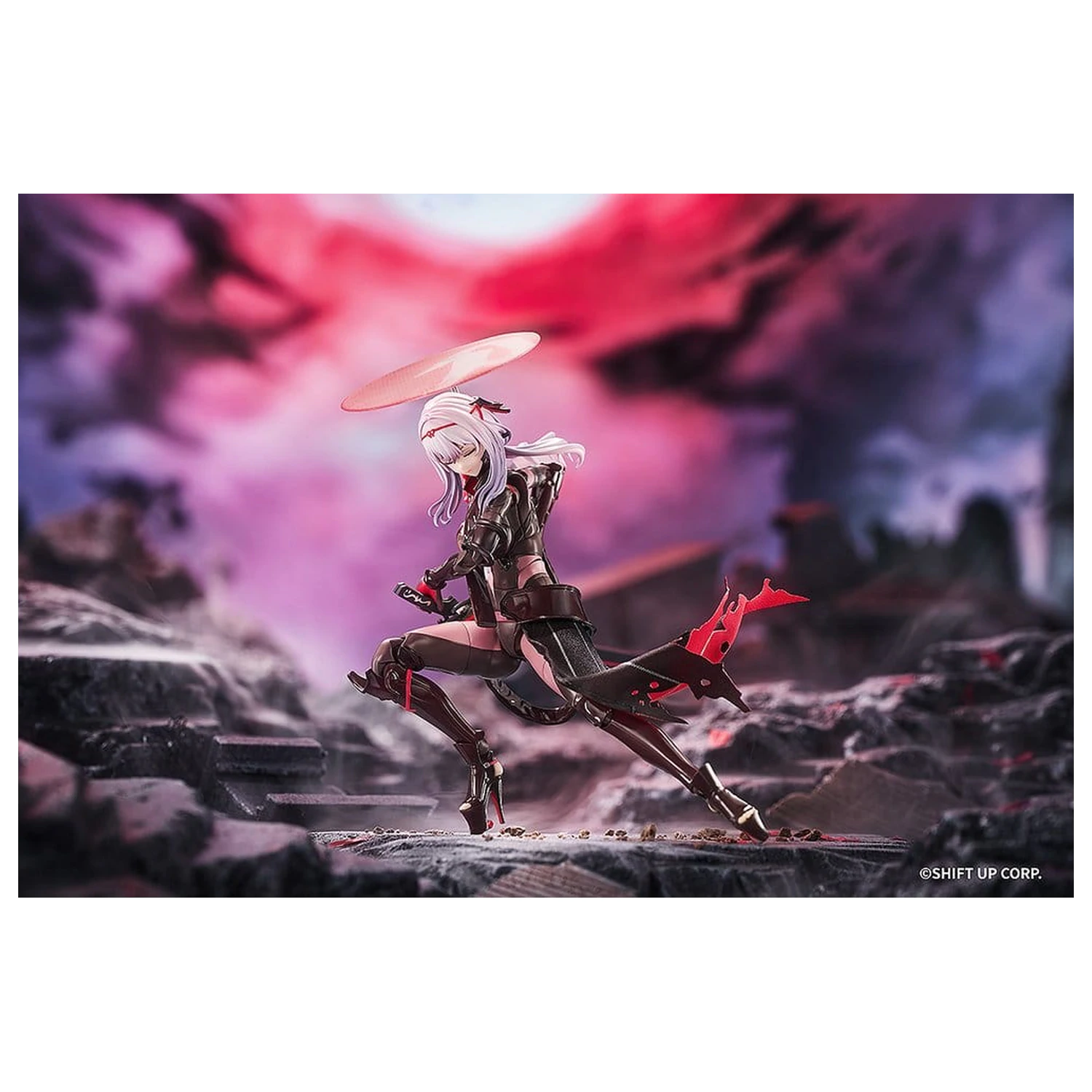 Goddess of Victory: Nikke Hyper Body Action Figure Guren: Black Shadow 15 cm fotografii produktu