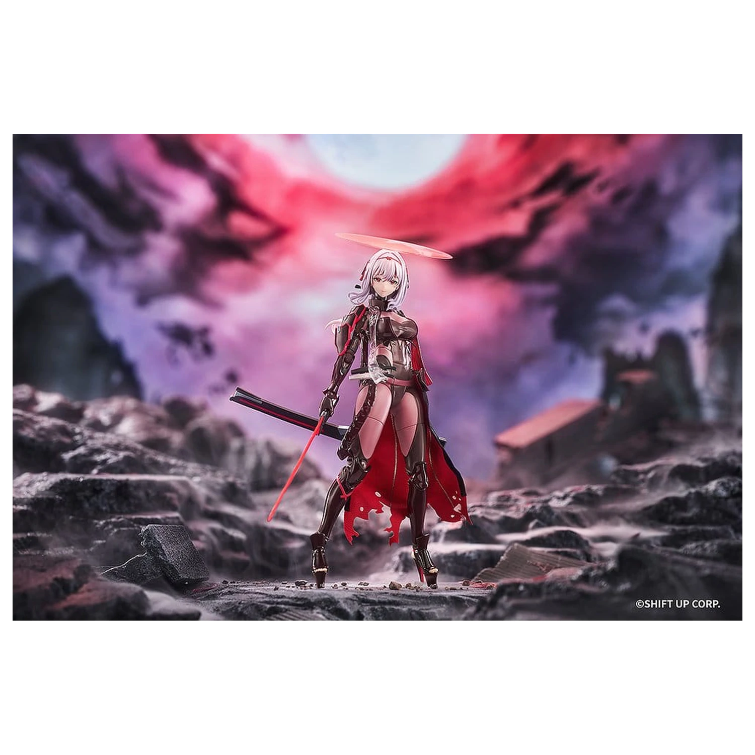 Goddess of Victory: Nikke Hyper Body Action Figure Guren: Black Shadow 15 cm fotografii produktu