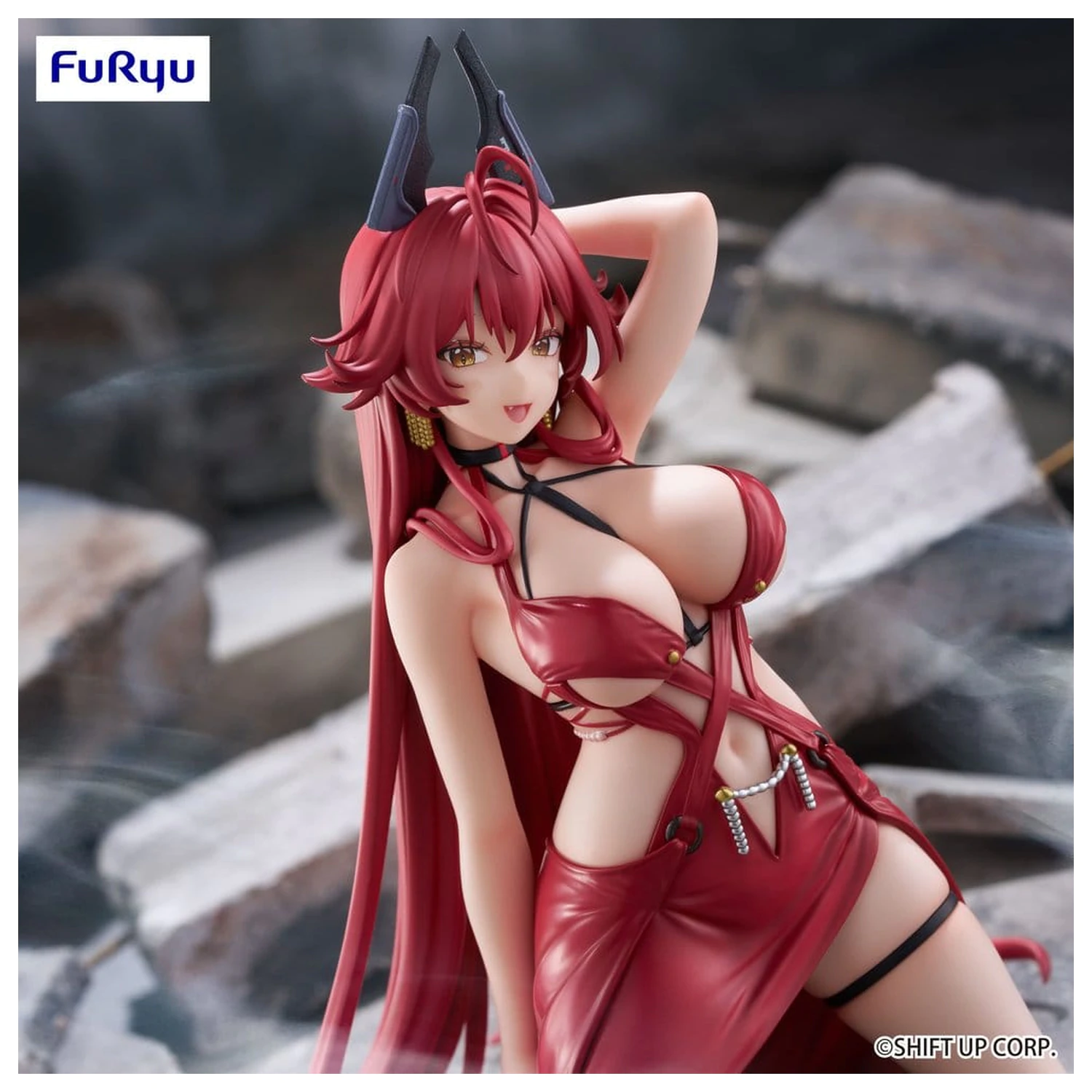 Goddess of Victory: Nikke Noodle Stopper PVC figurka Red Hood: Nonsense Red 14 cm fotografii produktu