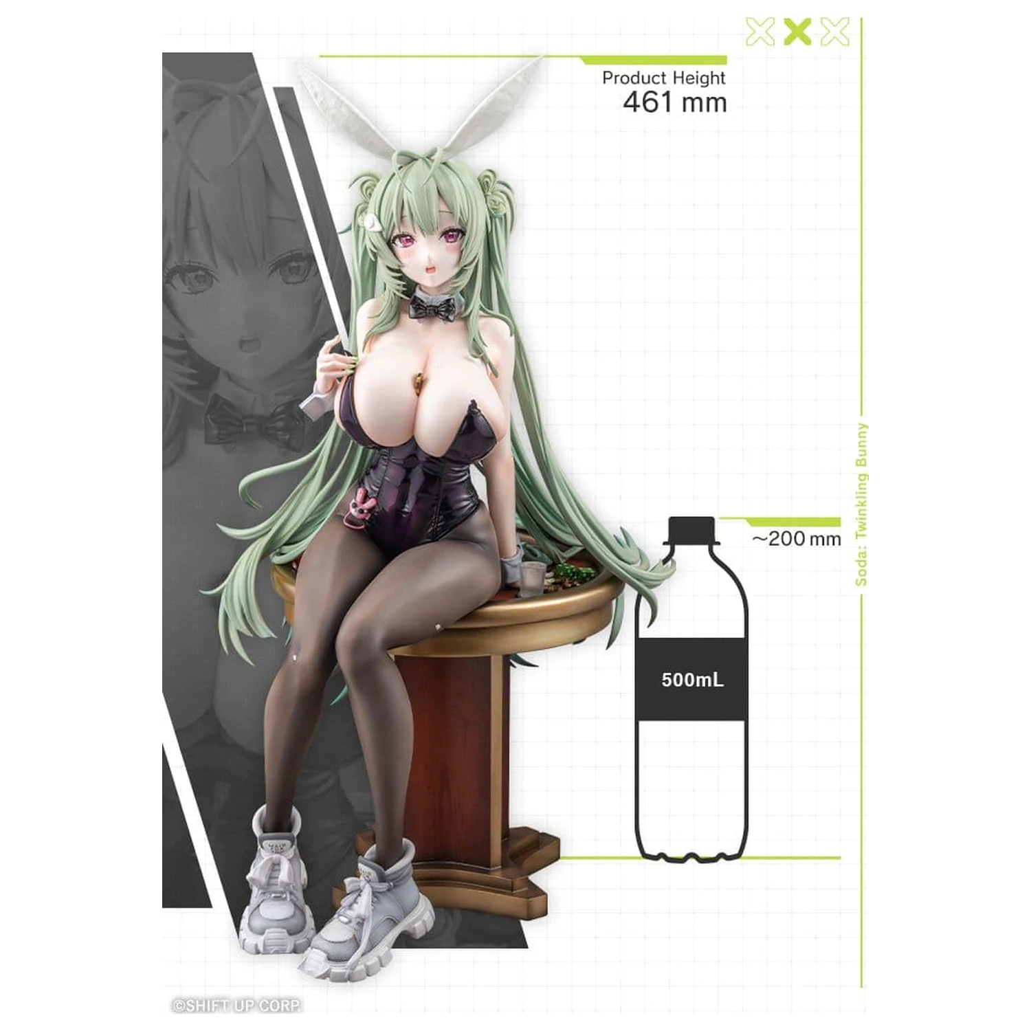 Goddess of Victory: Nikke PVC figurka 1/4 Soda: Twinkling Bunny 47 cm fotografii produktu