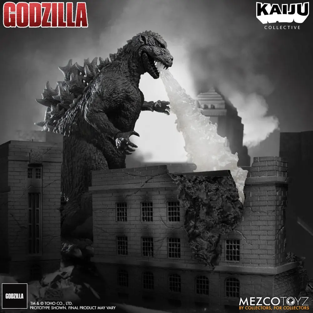 Godzilla (1954) Kaiju Collective Akční figurka Godzilla - Black & White Edition 20 cm fotografii produktu