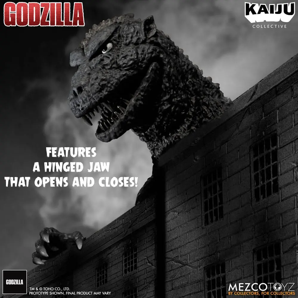 Godzilla (1954) Kaiju Collective Akční figurka Godzilla - Black & White Edition 20 cm fotografii produktu