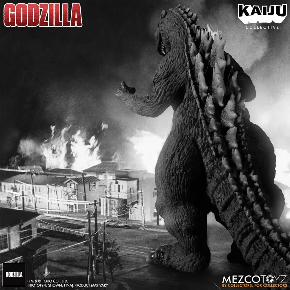 Godzilla (1954) Kaiju Collective Akční figurka Godzilla - Black & White Edition 20 cm fotografii produktu