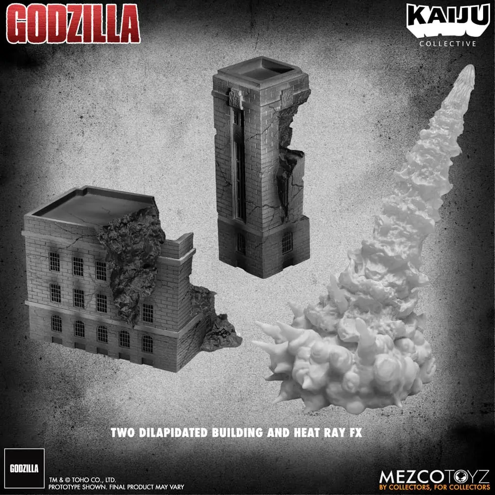 Godzilla (1954) Kaiju Collective Akční figurka Godzilla - Black & White Edition 20 cm fotografii produktu