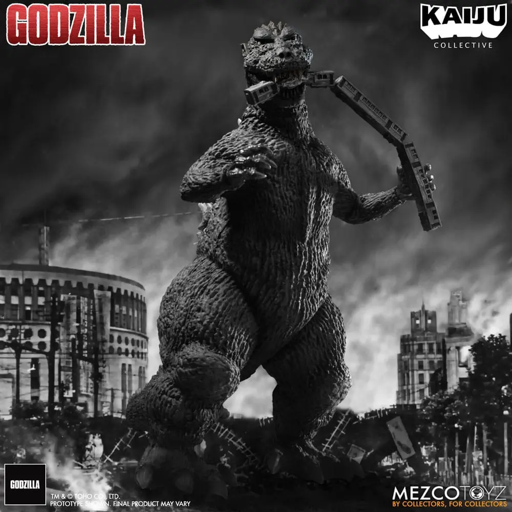 Godzilla (1954) Kaiju Collective Akční figurka Godzilla - Black & White Edition 20 cm fotografii produktu