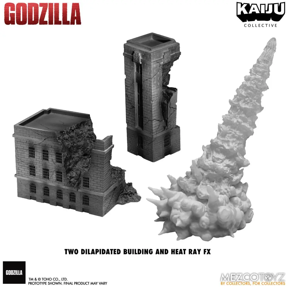 Godzilla (1954) Kaiju Collective Akční figurka Godzilla - Black & White Edition 20 cm fotografii produktu