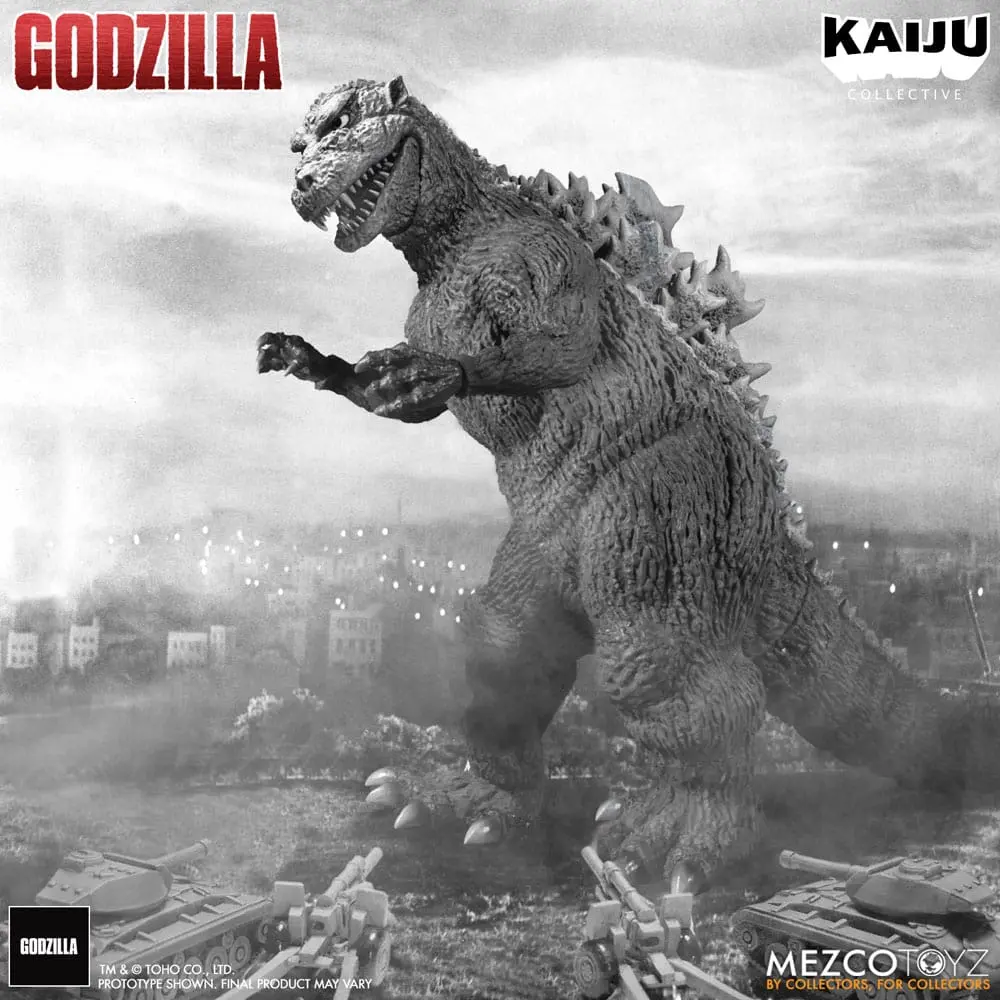 Godzilla (1954) Kaiju Collective Akční figurka Godzilla - Black & White Edition 20 cm fotografii produktu