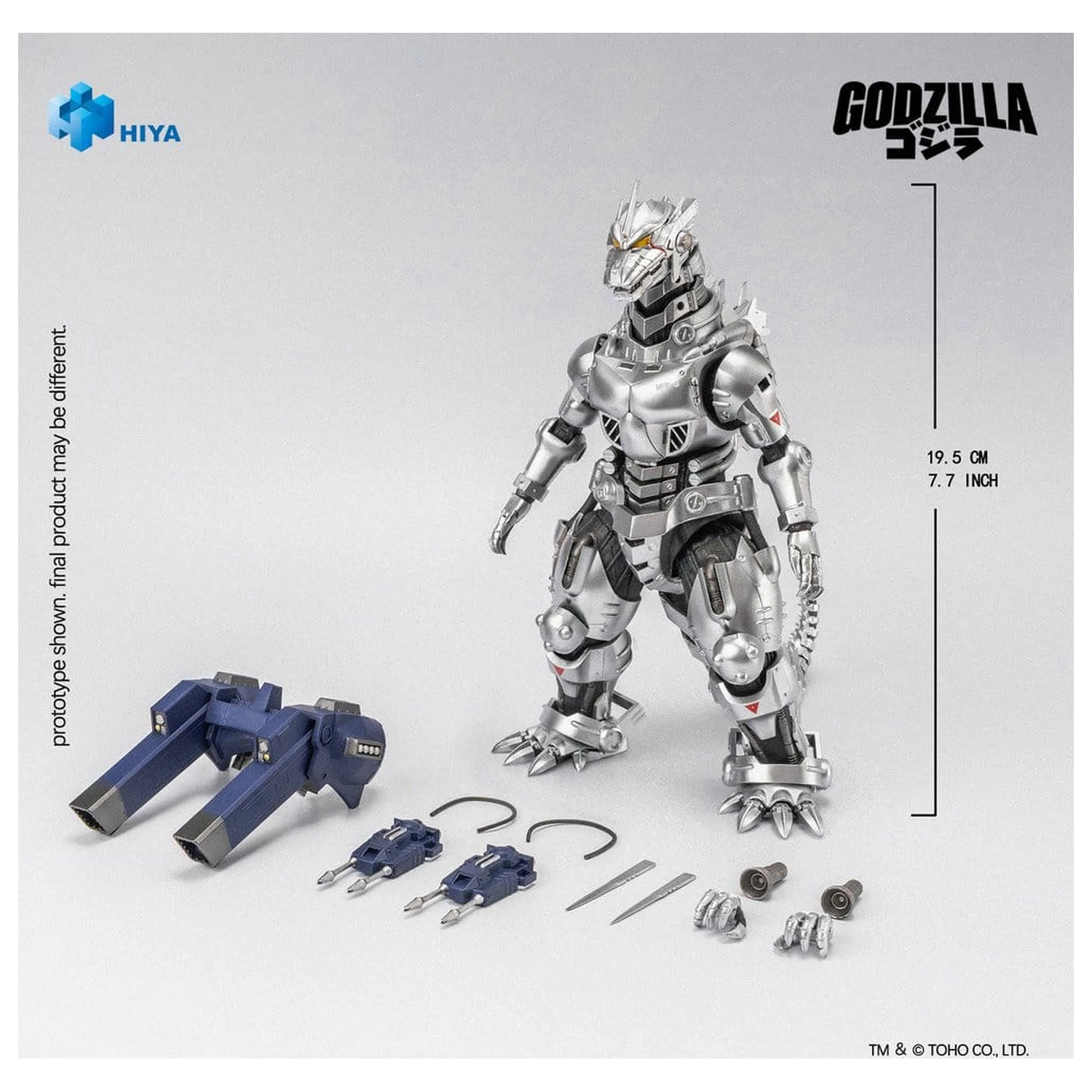 Godzilla Against Mechagodzilla (2002) Exquisite Basic Series akční figurka Mechagodzilla MFS-3 20 cm fotografii produktu