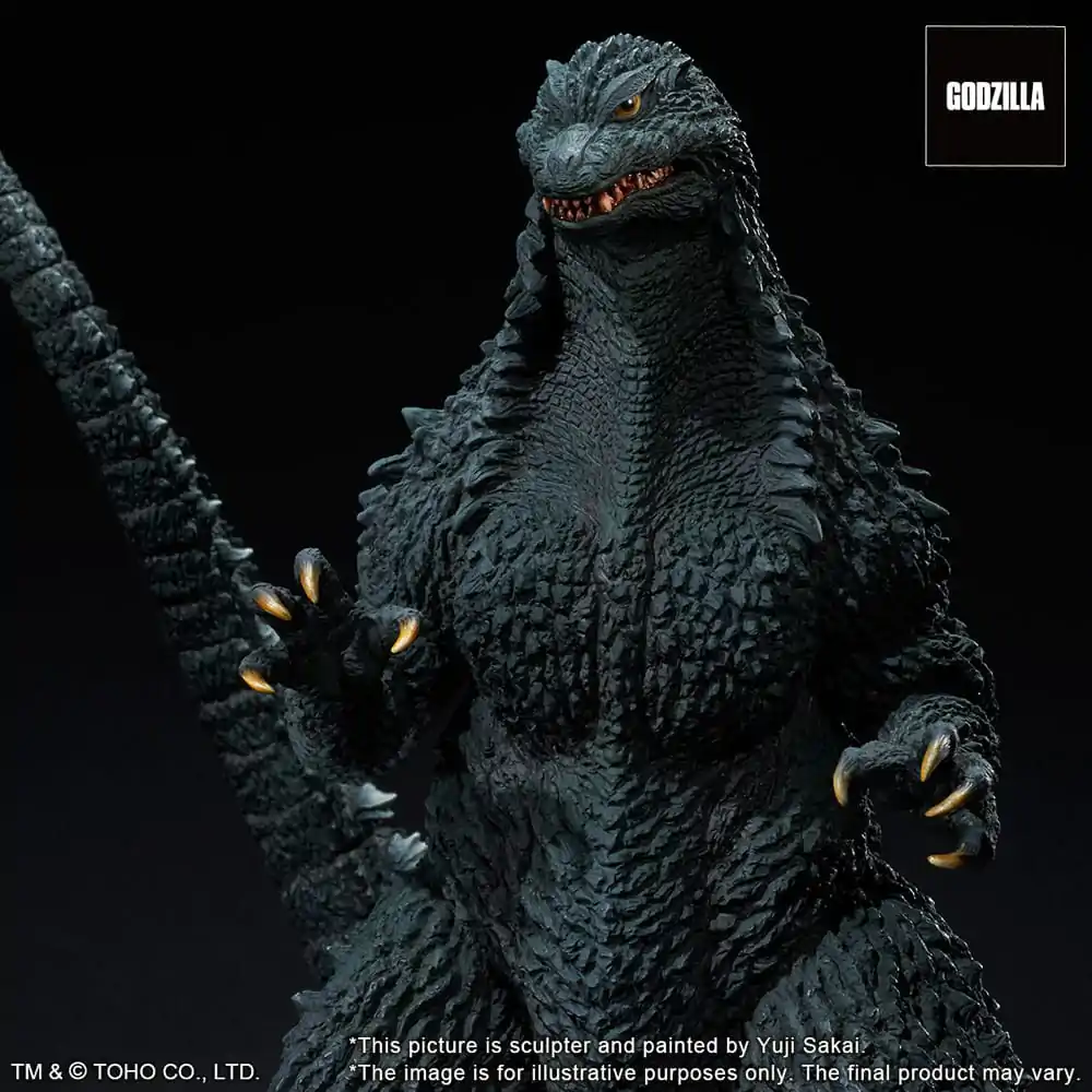 Godzilla against Mechagodzilla 2002 TOHO Yuji Sakai Modeling Collection PVC Socha Godzilla Battle in the Storm 28 cm fotografii produktu
