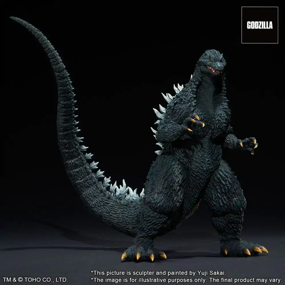 Godzilla against Mechagodzilla 2002 TOHO Yuji Sakai Modeling Collection PVC Socha Godzilla Battle in the Storm 28 cm fotografii produktu