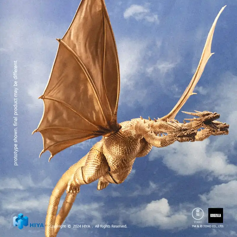 Godzilla Exquisite Basic akční figurka Godzilla vs King Ghidorah King Ghidorah 25 cm fotografii produktu
