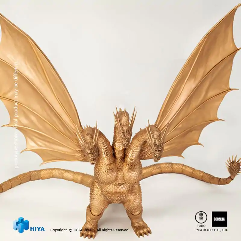 Godzilla Exquisite Basic akční figurka Godzilla vs King Ghidorah King Ghidorah 25 cm fotografii produktu