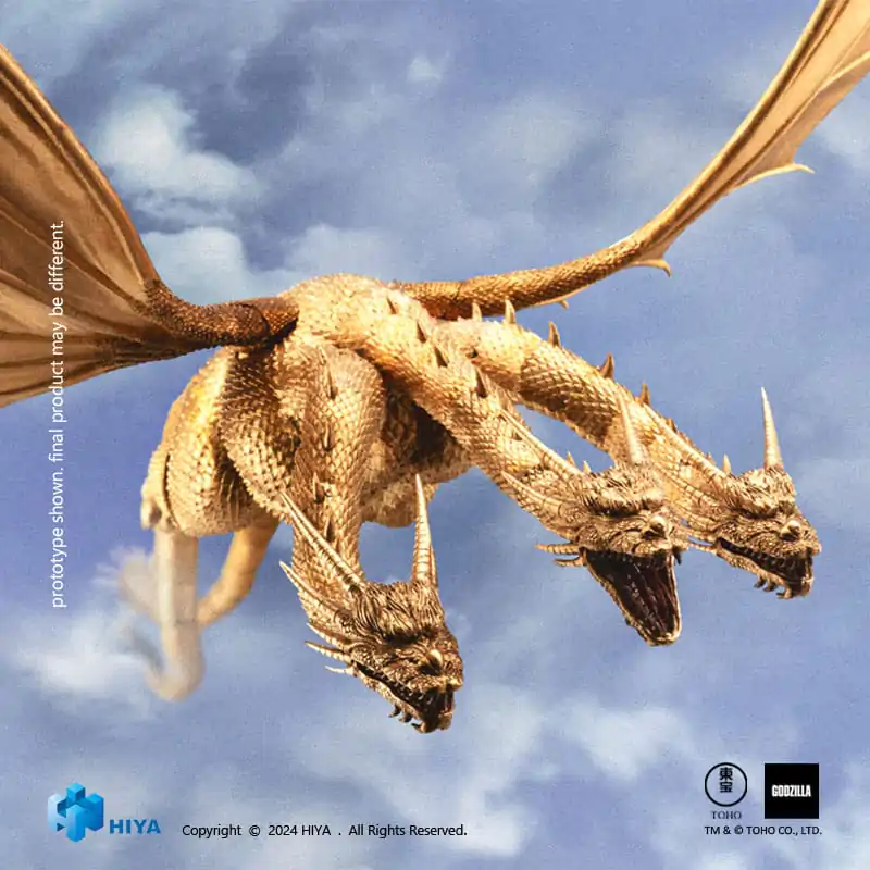 Godzilla Exquisite Basic akční figurka Godzilla vs King Ghidorah King Ghidorah 25 cm fotografii produktu
