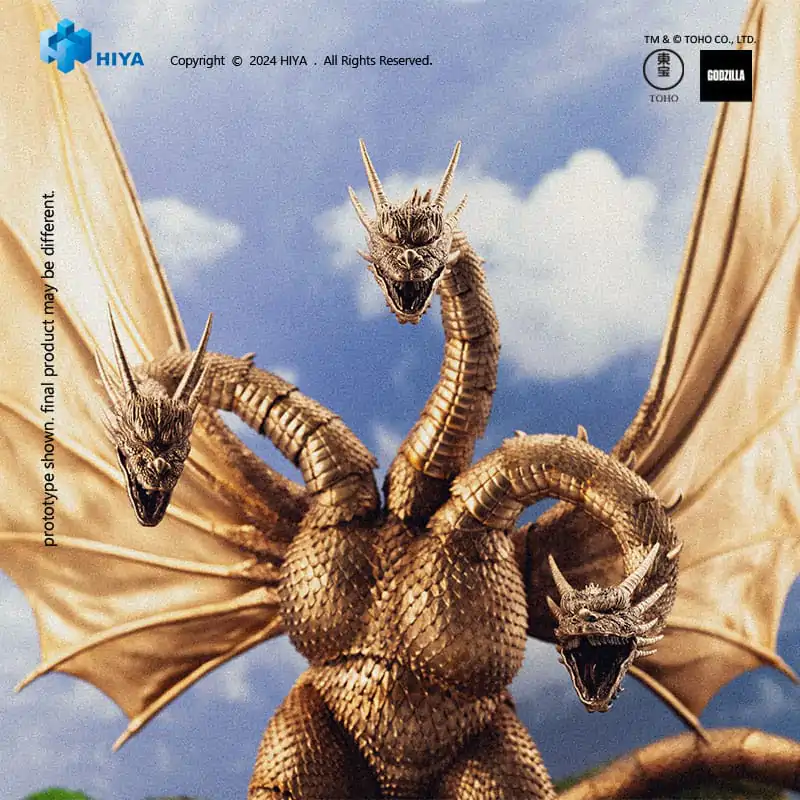 Godzilla Exquisite Basic akční figurka Godzilla vs King Ghidorah King Ghidorah 25 cm fotografii produktu