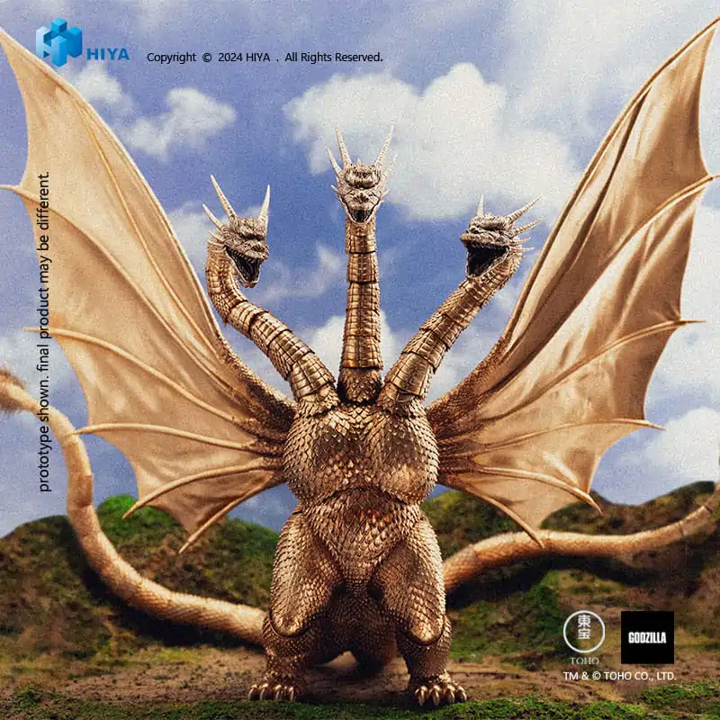 Godzilla Exquisite Basic akční figurka Godzilla vs King Ghidorah King Ghidorah 25 cm fotografii produktu