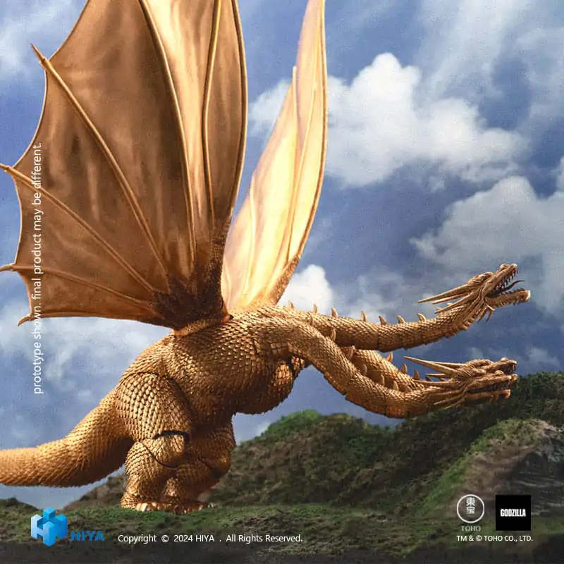 Godzilla Exquisite Basic akční figurka Godzilla vs King Ghidorah King Ghidorah 25 cm fotografii produktu