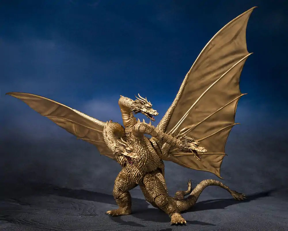 Godzilla S.H. Monster Arts Akční figurka King Ghidora (1972) 25 cm fotografii produktu
