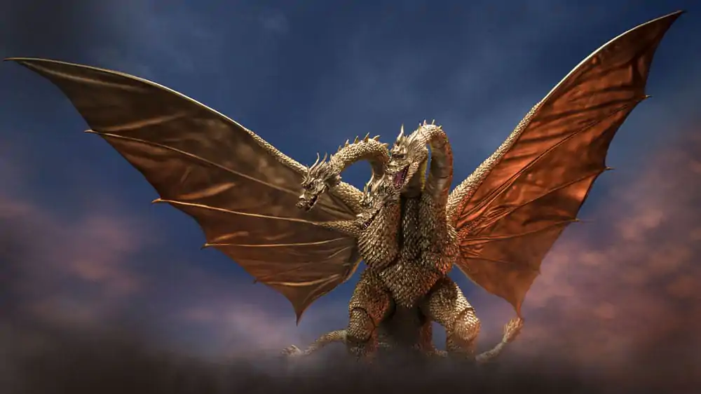 Godzilla S.H. Monster Arts Akční figurka King Ghidora (1972) 25 cm fotografii produktu