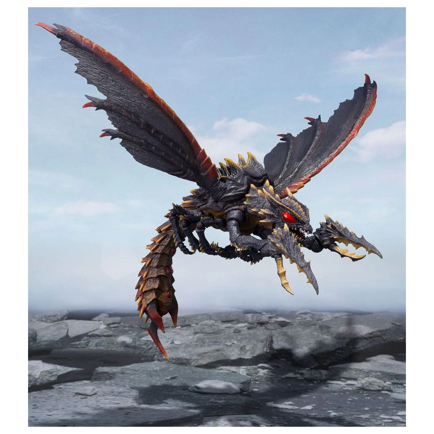 Godzilla S.H. Monster Arts akční figurka Megaguirus Evolution Set 21 cm fotografii produktu