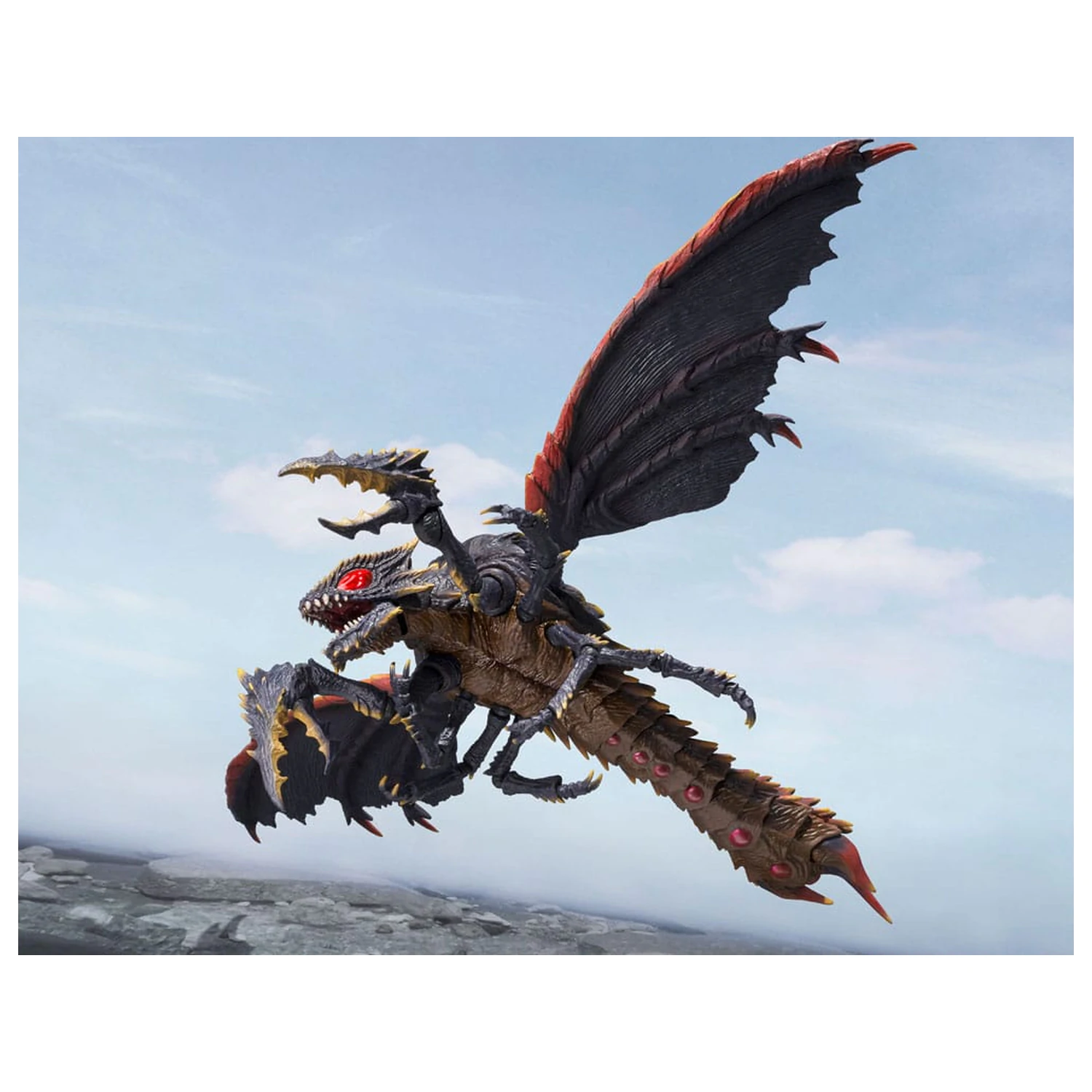 Godzilla S.H. Monster Arts akční figurka Megaguirus Evolution Set 21 cm fotografii produktu