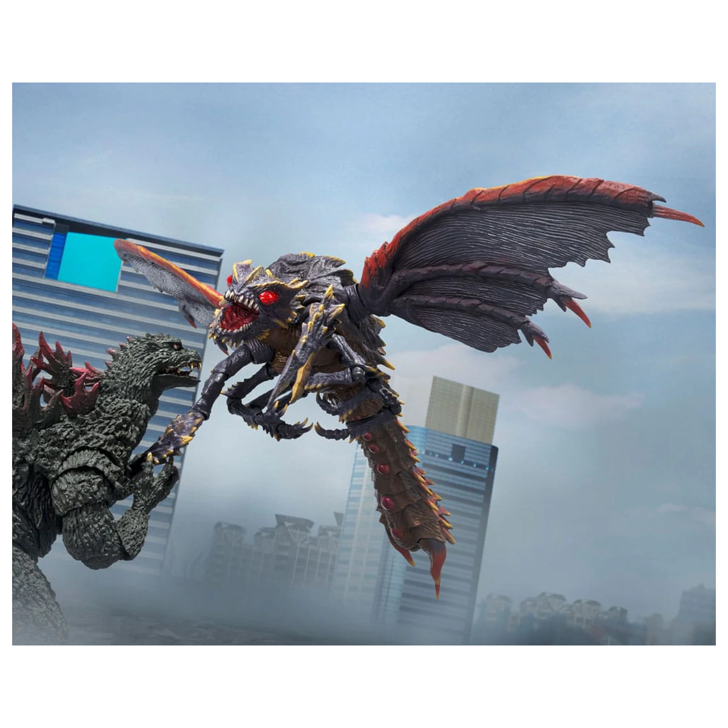 Godzilla S.H. Monster Arts akční figurka Megaguirus Evolution Set 21 cm fotografii produktu
