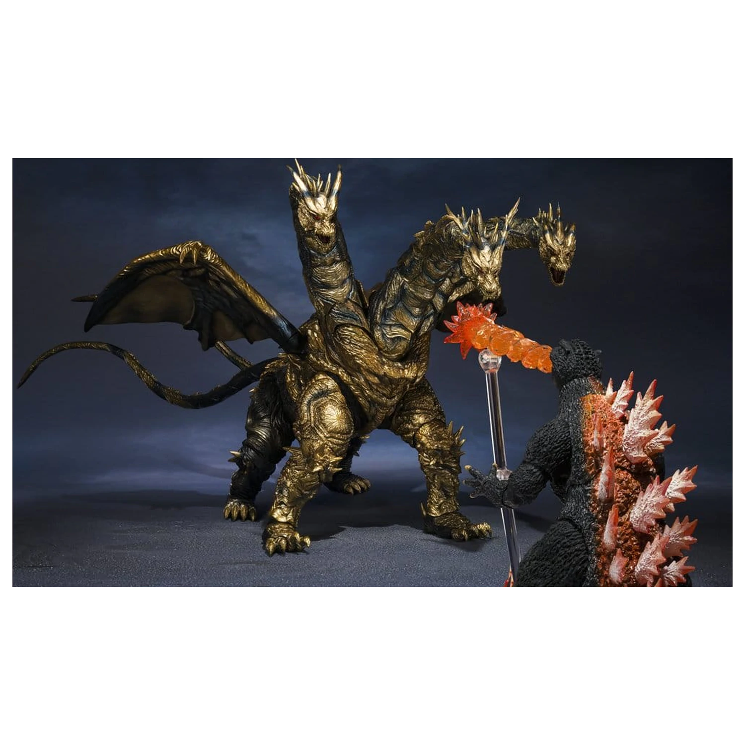 Akční figurka Godzilla S.H.MonsterArts Kaizer Ghidorah 25 cm fotografii produktu