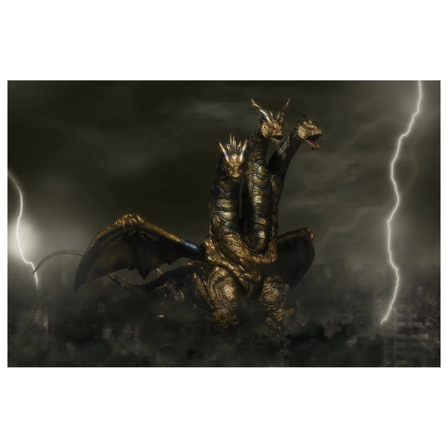 Akční figurka Godzilla S.H.MonsterArts Kaizer Ghidorah 25 cm fotografii produktu
